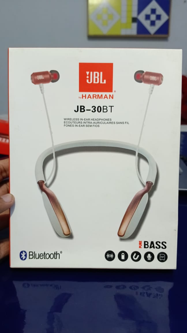 Wireless Bluetooth Neckband Headphones Mic Headset